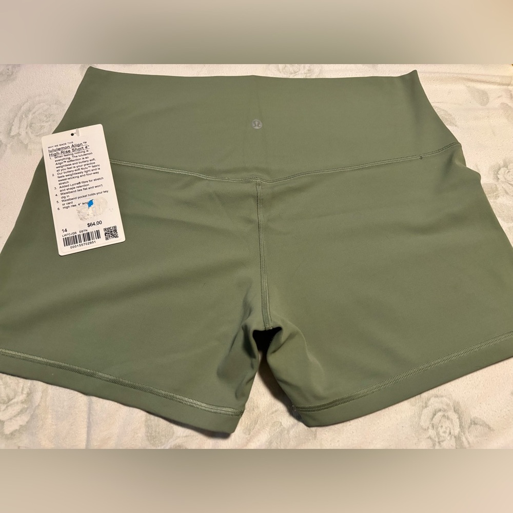 lululemon Align High-Rise Short 4” Size 14